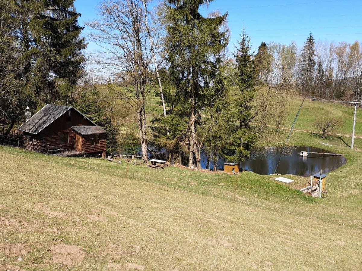 Srub na svahu sjezdovky v Radvanicích Radvanice  Exterior foto