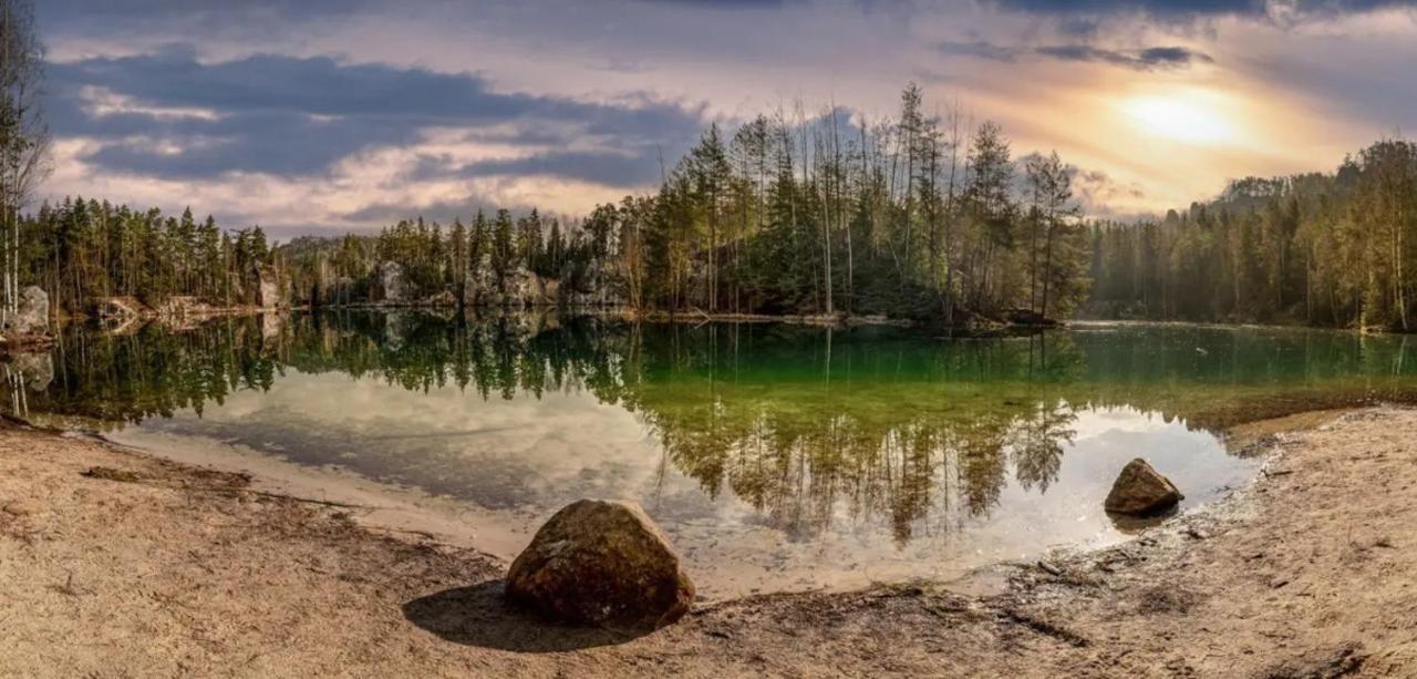 Srub na svahu sjezdovky v Radvanicích Radvanice  Exterior foto